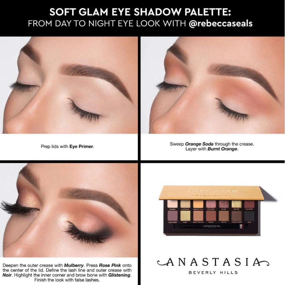 LAST 1! Anastasia Beverly Hills SOFT GLAM Eyeshadow Palette 🎨 NEW - Picture 3 of 7